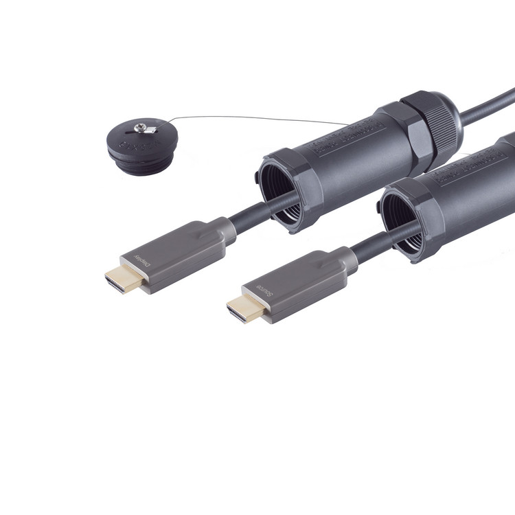 Optisches HDMI Armored Kabel, 4K, 10,0m