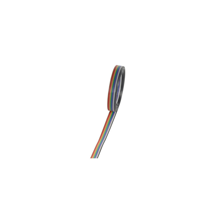 Flachkabel farbig Raster 1,27mm 16 pin 2m